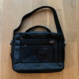 Tumi Black Laptop Bag for Men used